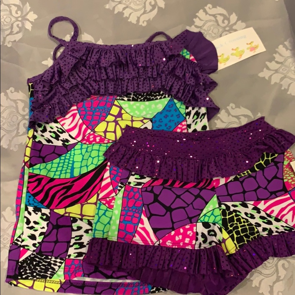 2 piece dance outfit